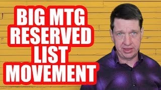 Big MTG Reserved List Movement After Ban Speculation [upl. by Sophi]