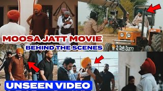 Moosa Jatt Movie  Behind The Scenes  Sidhu Moose Wala  Unseen Clips Of Shooting  Matharu News [upl. by Kacie]