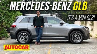 2022 MercedesBenz GLB review  Mercs new 7 seat SUV is a mini GLS  First Drive  Autocar India [upl. by Neelyaj]