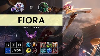 Fiora ADC vs Twitch  EUW Master Patch 1412 [upl. by Atile]