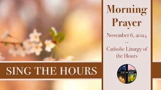 11624 Lauds Wednesday Morning Prayer of the Liturgy of the Hours [upl. by Sonnnie]