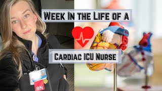 Week in the Life of a Cardiac ICU Nurse  12 hr shifts Impella training and everyday stuff nurse [upl. by Noirred510]