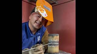 Pipe Welding Horizontal 2G 6010 root 7018 fill and cap  Stick Welding For Beginners [upl. by Carmena]