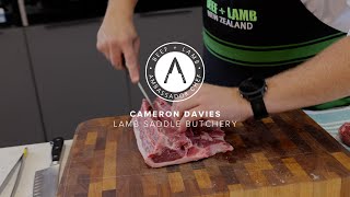 Lamb Saddle Butchery with Ambassador Chef Cameron Davies [upl. by Almond]