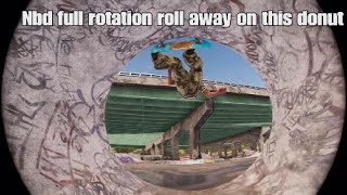 Donut rollaway NBD Session skate sim full raw footage [upl. by Carhart254]