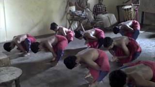 kathakali actor training 1 [upl. by Kevan]