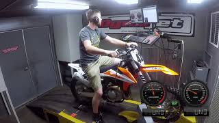 How Much Power Does The 2019 KTM 450 SXF Make [upl. by Naujid]