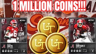 HUGE PACK OPENING 1 MILLION COINS ICYMI PACK OPENING College Football 25 Ultimate Team [upl. by Brieta180]