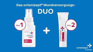 Das WundDuo Produktvideo octenisept ® WundDesinfektion Spray amp octenisept ® Gel [upl. by Introk]