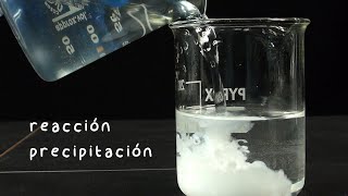 Experimento de Química Reacción de Precipitación de Hidróxido de Calcio [upl. by Jeffrey]