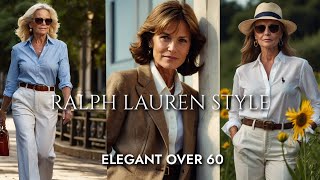 Elegant Ralph Lauren Style Inspiration For Women Over 60 [upl. by Kyl]