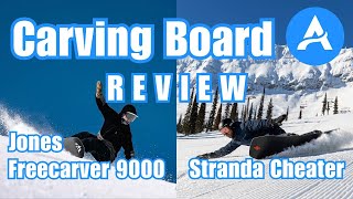 Jones Freecarver 9000 vs Stranda Cheater  A Carving Board Review [upl. by Nylesoy]