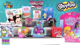 Shopkins Disney Fashems Splashlings Num Noms amp More Blind Bag Opening  PSToyReviews [upl. by Wilhelmine]