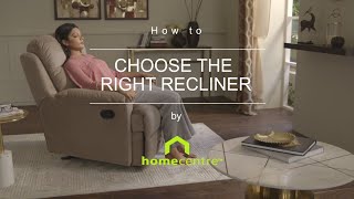 How to choose a recliner [upl. by Eesdnyl]