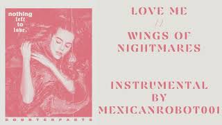 Counterparts  Love Me  Wings Of Nightmares Instrumental [upl. by Anihcak]