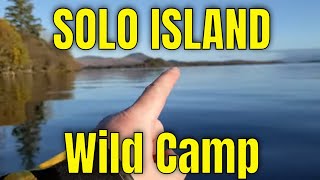 233 Solo Island Wild Camp  Loch Lomond National Park [upl. by Nnaecyoj]