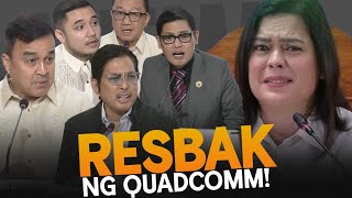 Rumesbak ang QuadComm sa patutsada ni VP Duterte na Politically Motivated ang hearing ng House [upl. by Leavelle]