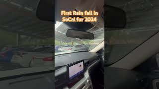 First Rainfall in Southern California for 2024 socal shortvideo short rain [upl. by Kapoor443]