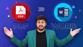 How to Convert PDF to Word  PDF Ko Word Me Kaise Convert Kare [upl. by Zacks]