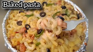 Baked pasta without oven  pasta kaise banate hain  how to make pasta at home easy [upl. by Morry276]