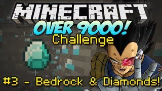 Minecraft  OVER 9000 CHALLENGE  3  Bedrock amp Diamonds Modded Survival [upl. by Aseen]