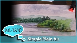 Modifying My Easel amp Finding Simple Plein Air Subjects to Paint in Watercolor [upl. by Blackwell]