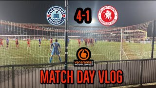 Eastbourne 41 Welling United Bonfire Night horror show Match Day Vlog [upl. by Lhamaj]