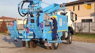 Drill Rig Fraste MULTIDRILL XL for Water Well on truck [upl. by Anisor907]