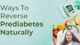 How to reverse prediabetes permanently [upl. by Haisoj]