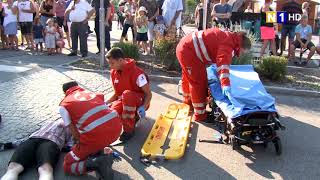 Schauübung Freiwillige Feuerwehr amp Rotes Kreuz in Ebenfurth [upl. by Naitsabes]