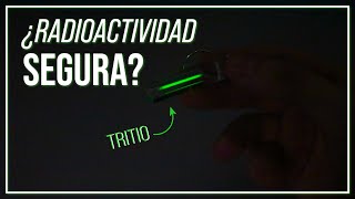 ¿Radioactividad segura Mi llavero LUMINOSO con TRITIO  La Radioluminiscencia [upl. by Nahsin]