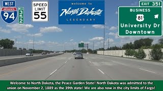 2K14 EP 28 Interstate 94 West in Fargo North Dakota [upl. by Ahouh]