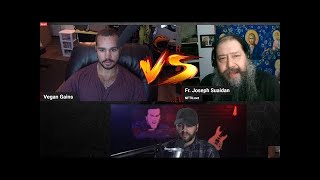 Vegan Gains vs Fr Joseph Suaidan Veganism Debate [upl. by Ecirtal]