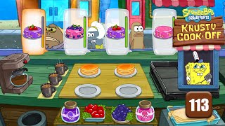 SpongeBob Krusty CookOff  Food Truck Event  Pancake Stand  Part 113  iOS Android [upl. by Tayib]