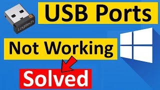 How to Fix USB Ports Not Working in Windows 1011 [upl. by Hnim398]