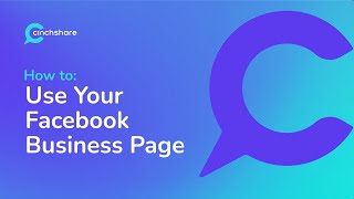 How to Use Your Facebook Business Page [upl. by Lenneuq]