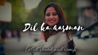 Dil ka asman ❣️ love song slowed and reverb 💗 Hindi mashup song lyrics 2024 💯🎵 music [upl. by Born]