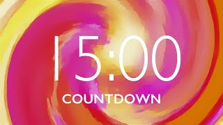 15 Minute Classroom Timer with Relaxing Music and Alarm 🎵⏰ [upl. by Remlap]