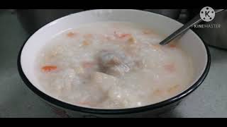 Congee lugaw in rice cooker [upl. by Nahtanaj]