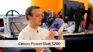 Canon PowerShot S200  Günstigere EdelKompaktkamera im Unboxing Deutsch [upl. by Merrie231]