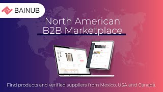 Discover Bainub  North American B2B Marketplace [upl. by Aerbma]