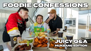 FOODIE CONFESSIONS JUICY QampA MUKBANG EDITION [upl. by Assiluj]