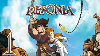 Lets Play Deponia  Part 1 Packing Up [upl. by Pooh793]