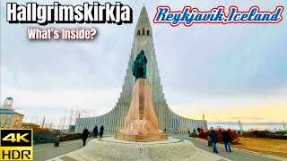 4KHDR Hallgrimskirkja Reykjavik Iceland 🇮🇸 [upl. by Elfont]