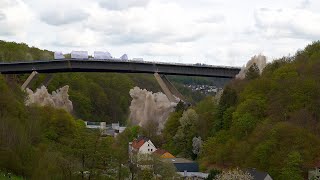 Sprengung Rahmedetalbrücke A45 [upl. by Compte]