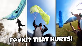 10x Paragliding GONE WRONG Paragliding Accidents Compilation [upl. by Bruning]