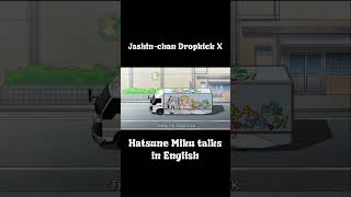 Jashinchan Dropkick X but Hatsune Miku talks in English PART 5 shorts jashinchandropkick [upl. by Adnilec960]