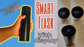 Flask With LED Temperature Display Smart Water Bottle [upl. by Hogue]