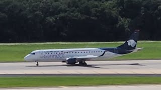 FIRST FLIGHT  Aeroméxico Inaugural Flight into TPA Tampa International Airport XAFAC Embraer E190 [upl. by Nea]