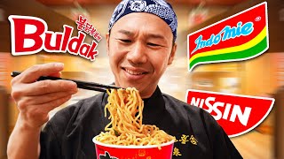 Japanese Ramen Chef tries Instant Noodles [upl. by Melitta]